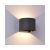  Mantra Davos 7645 Outdoor Wall Lamp Dark Gray Led