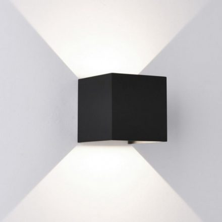  Mantra Davos 7649 Outdoor Wall Lamp Black Led