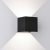  Mantra Davos 7649 Outdoor Wall Lamp Black Led