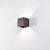  Mantra Davos 7650 Outdoor Wall Lamp Rust Brown Led