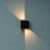  Mantra Davos Xl 7653 Outdoor Wall Lamp Black Led