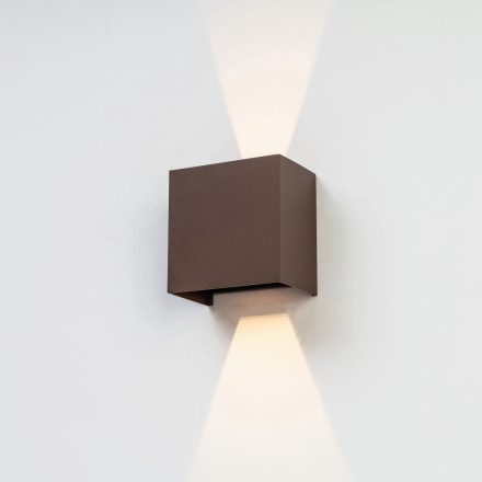  Mantra Davos Xl 7654 Outdoor Wall Lamp Rust Led