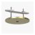 MANTRA-7859 RECESSED PENDANT KIT TEK RECESSED BASE FOR PENDANTS