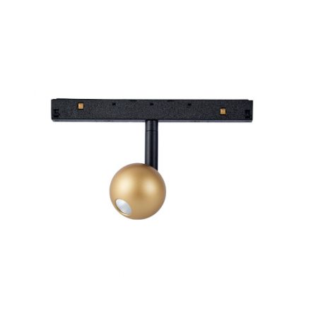 MANTRA-8384 MAGNETO TEK BALL SPOT 7W BLACK/GOLD 3000K