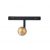 MANTRA-8384 MAGNETO TEK BALL SPOT 7W BLACK/GOLD 3000K