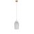 MANTRA-8398 NORA GOLD/WHITE Interior Decorativo Pendant Lamp 1 Light