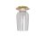 MANTRA-8399 NORA GOLD/WHITE Interior Decorativo Semi-Ceiling Lamp