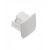 MANTRA-XTS413 RAIL TRACK TRIPHASIC TEK END CAP WHITE