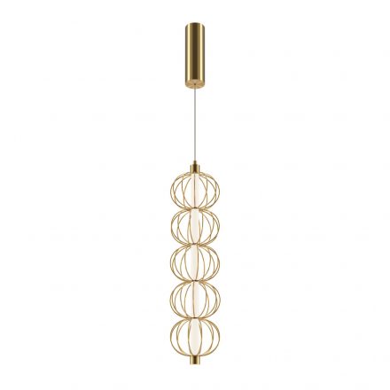 Maytoni Modern Golden Cage Pendant lamp MOD216PL-L10G3K