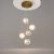 Maytoni Modern Frozen Pendant lamp MOD254PL-05BS