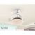  SCHULLER Vento Mini 169204 Ceiling Fan White LED Dimmable