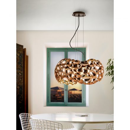  Schuller Narisa 266251N Pendant Lamp Rose Gold Metal