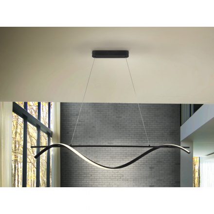  Schuller Boa 307529 Pendant Lamp Matte Black