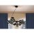  Schuller Astros 329613 Modern Chandelier Matte Black Metal