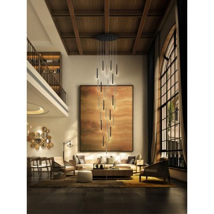  Schuller Varas 373968GD Multi Pendant Lamp