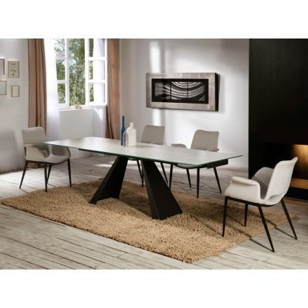  SCHULLER alai 983174 Dining Table Matte Black Metal