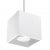 Pendant lamp QUAD 1 white