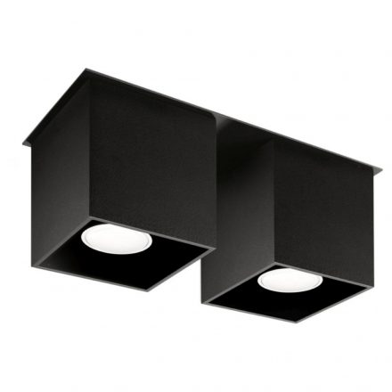 Ceiling lamp QUAD 2 black