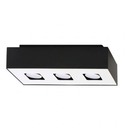 Ceiling lamp MONO 3 black