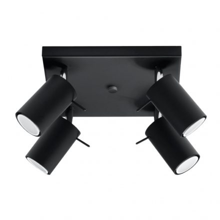 Ceiling lamp RING 4 black