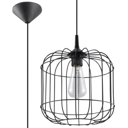 Pendant lamp CELTA black