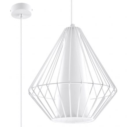 Pendant lamp DEMI white