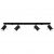 Ceiling lamp RING 4L black