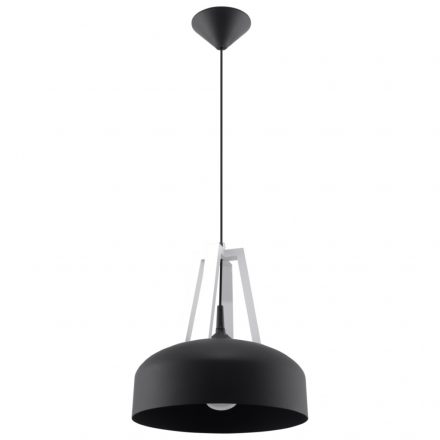 Pendant lamp CASCO black/white