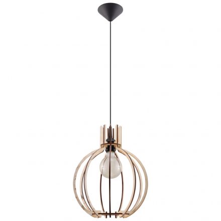 Pendant lamp ARANCIA natural wood