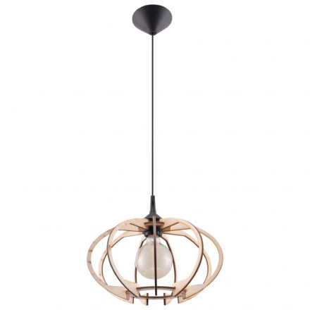 Pendant lamp MANDELINO natural wood