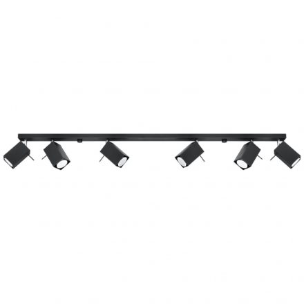 Ceiling lamp MERIDA 6L black