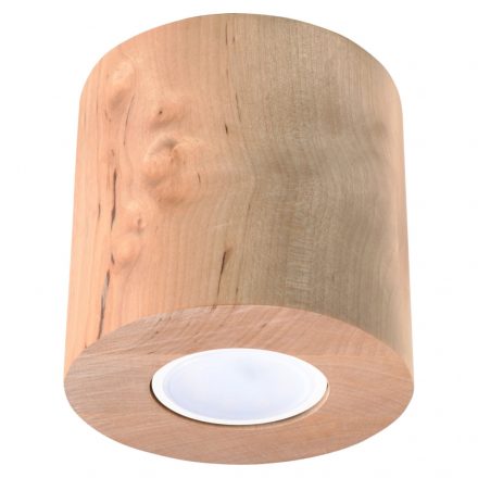 Ceiling lamp ORBIS natural wood