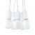 Pendant lamp DIEGO 5 white