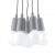 Pendant lamp DIEGO 5 grey