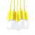 Pendant lamp DIEGO 5 yellow