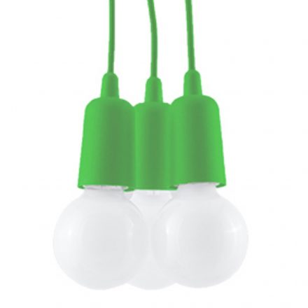 Pendant lamp DIEGO 3 green