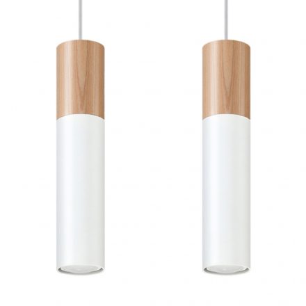 Pendant lamp PABLO 2 white