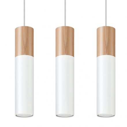 Pendant lamp PABLO 3 white