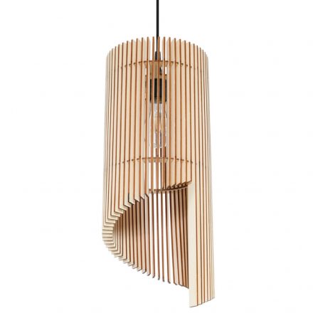 Pendant lamp ALEXIA wood