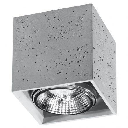 Ceiling lamp VALDE concrete