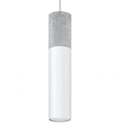 Pendant lamp BORGIO 1 white