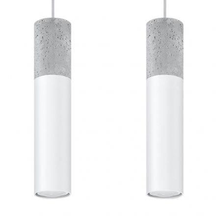 Pendant lamp BORGIO 2 white