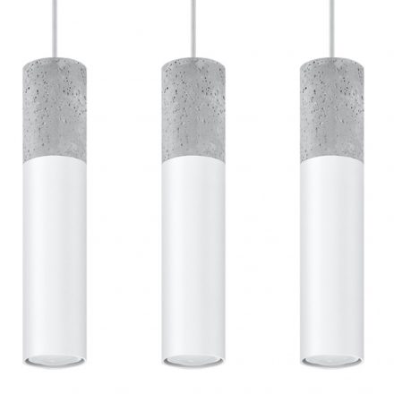 Pendant lamp BORGIO 3L white