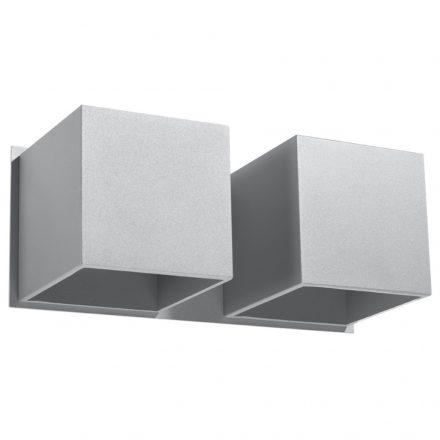 Wall lamp QUAD 2 grey