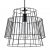 Pendant lamp GATE black