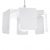 Pendant lamp TULIP white