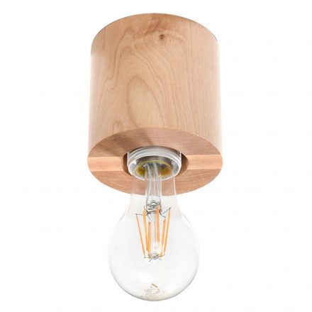 Ceiling lamp SALGADO natural wood