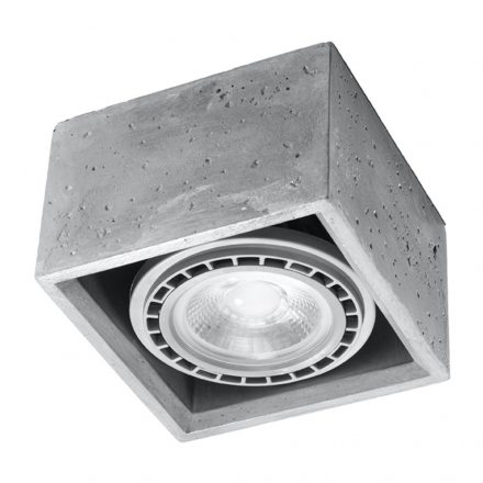 Ceiling lamp QUATRO 1 concrete