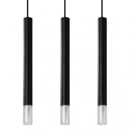 Pendant lamp WEZYR 3 black