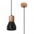 Pendant lamp QUBIC black